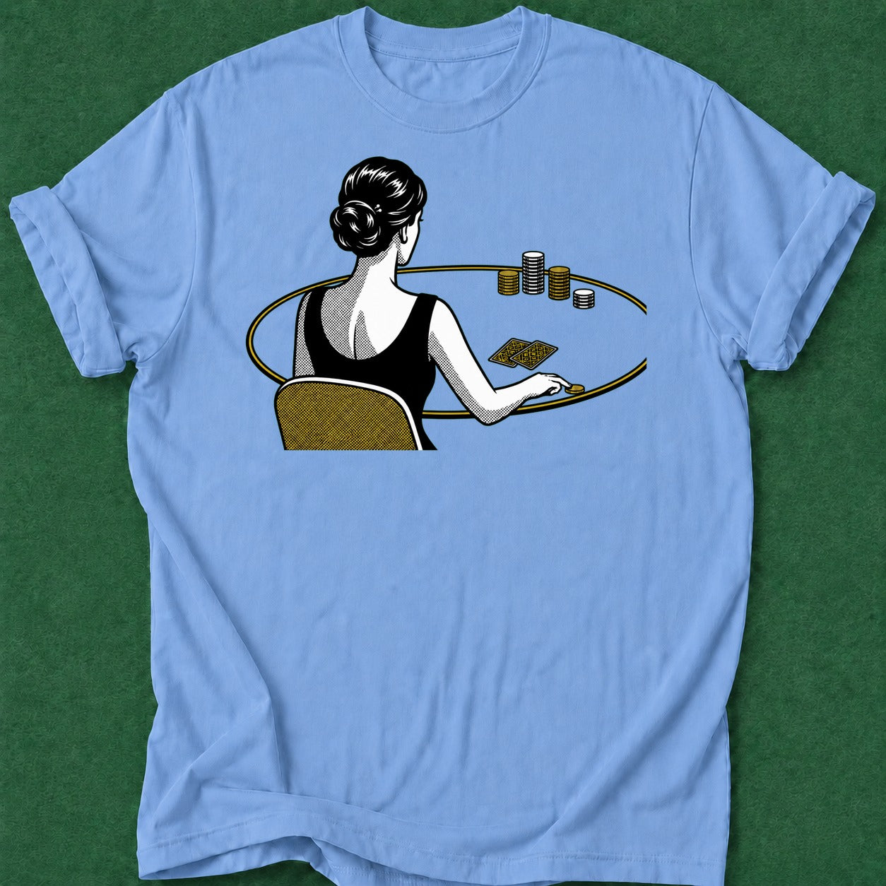 Dead Read She Plays T-Shirt poker t-shirt design, poker night, GTO, poker humor, poker gift apparel