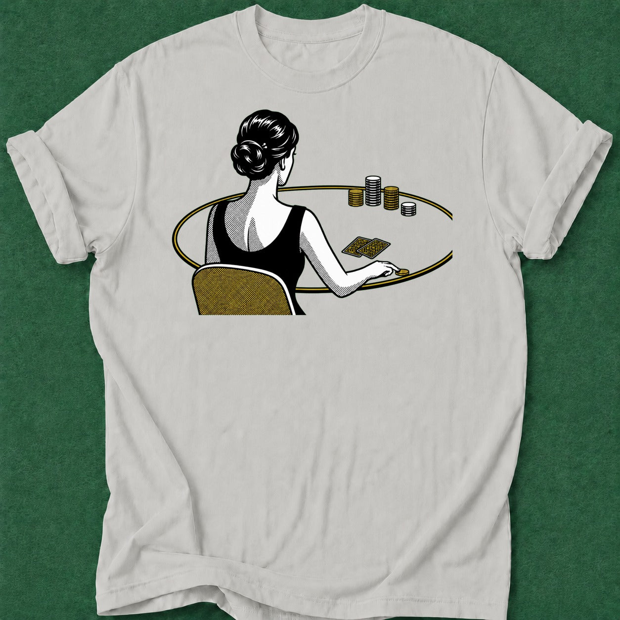 Dead Read She Plays T-Shirt poker t-shirt design, poker night, GTO, poker humor, poker gift apparel