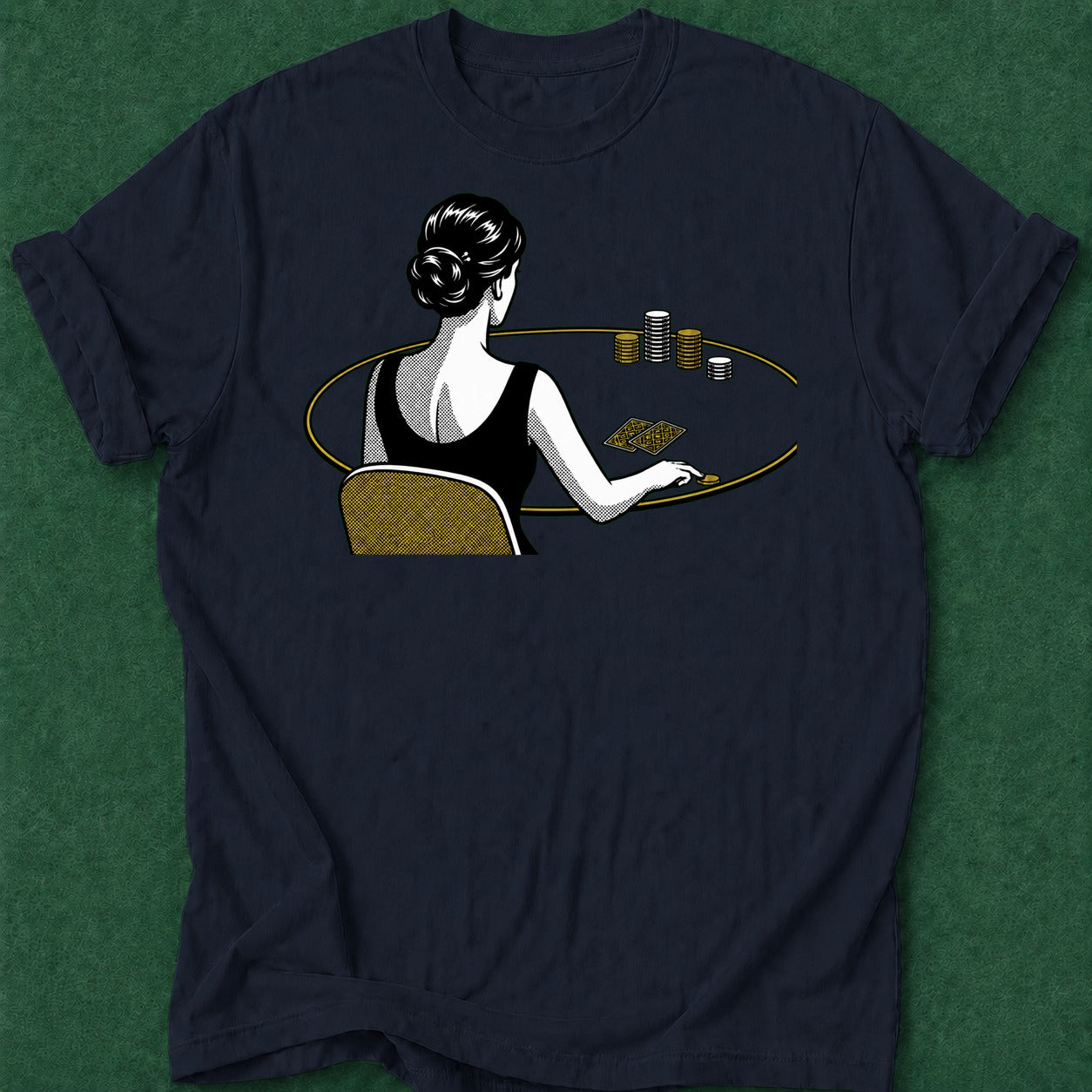 Dead Read She Plays T-Shirt poker t-shirt design, poker night, GTO, poker humor, poker gift apparel