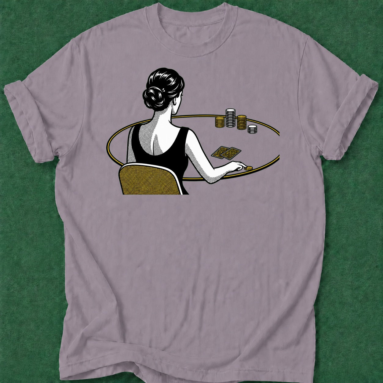 Dead Read She Plays T-Shirt poker t-shirt design, poker night, GTO, poker humor, poker gift apparel