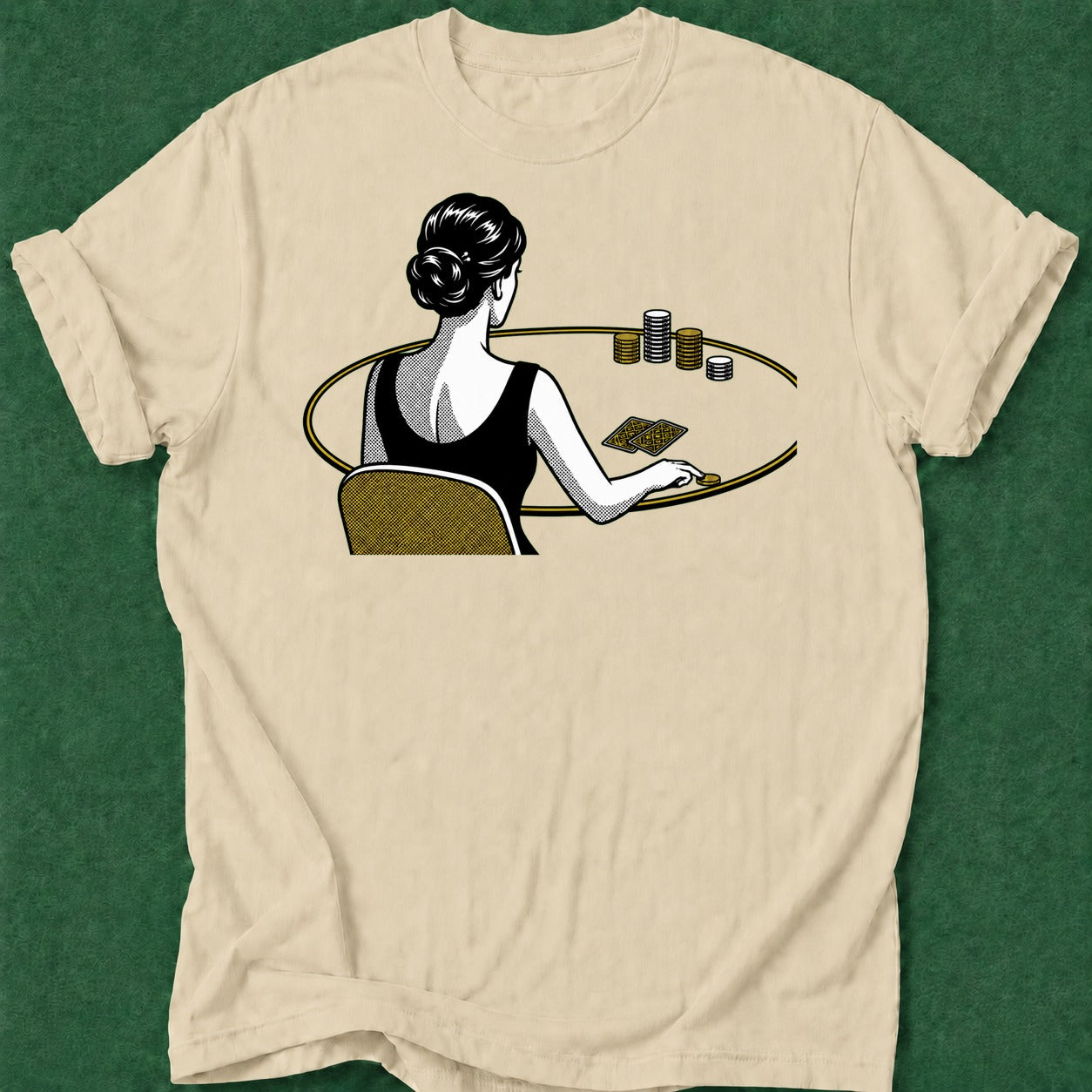 Dead Read She Plays T-Shirt poker t-shirt design, poker night, GTO, poker humor, poker gift apparel