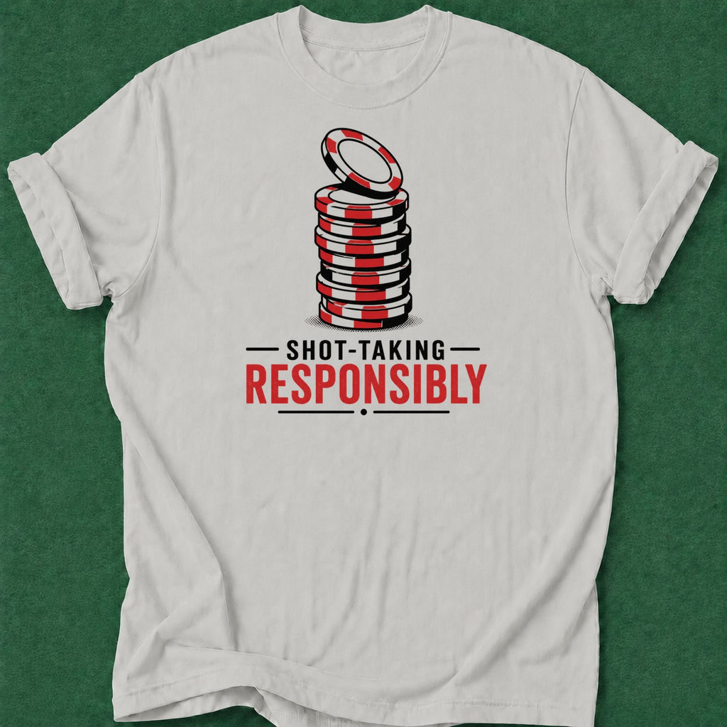 Dead Read Shot Taking T-Shirt poker t-shirt design, gambling gift, poker humor, poker gift, card shark apparel