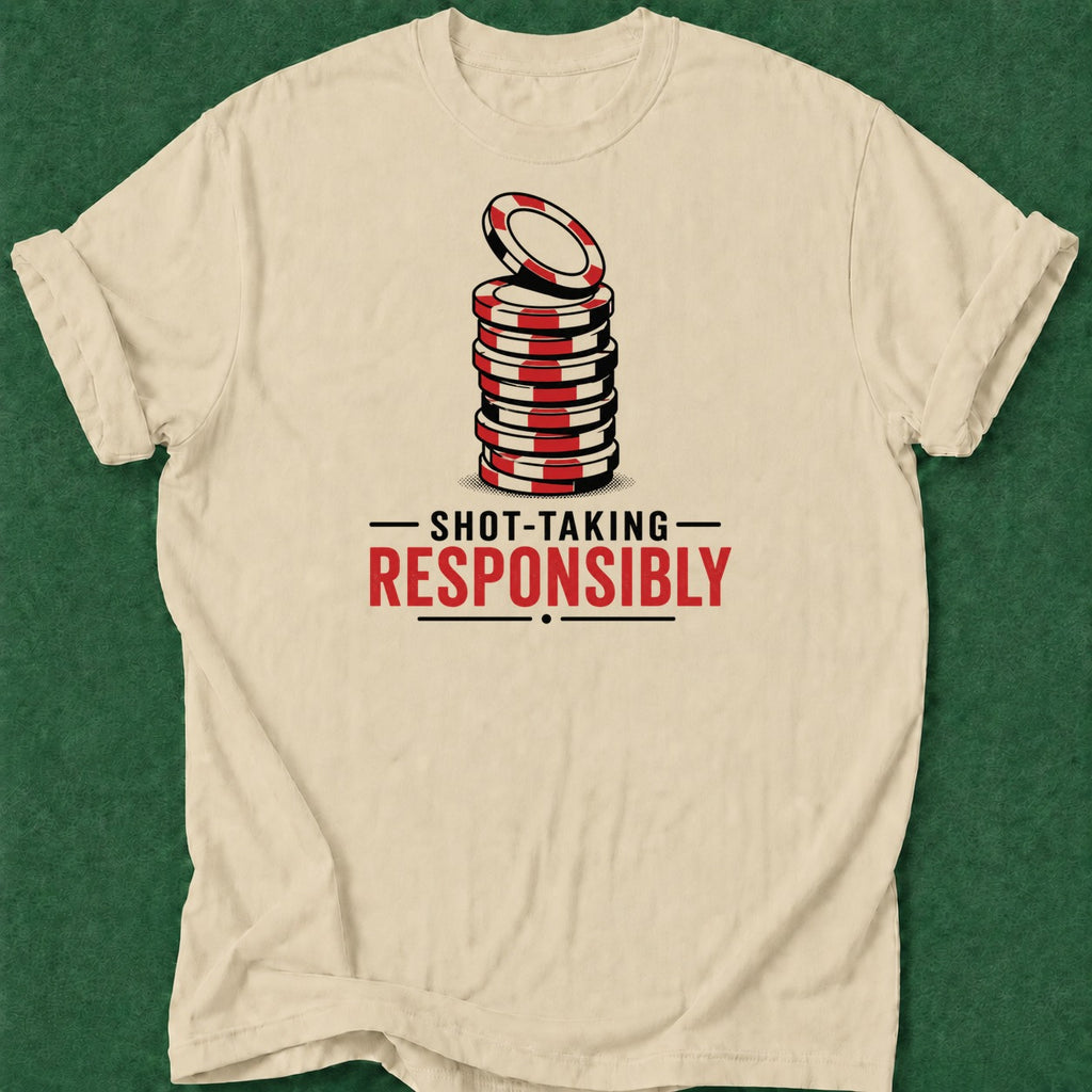Dead Read Shot Taking T-Shirt poker t-shirt design, gambling gift, poker humor, poker gift, card shark apparel