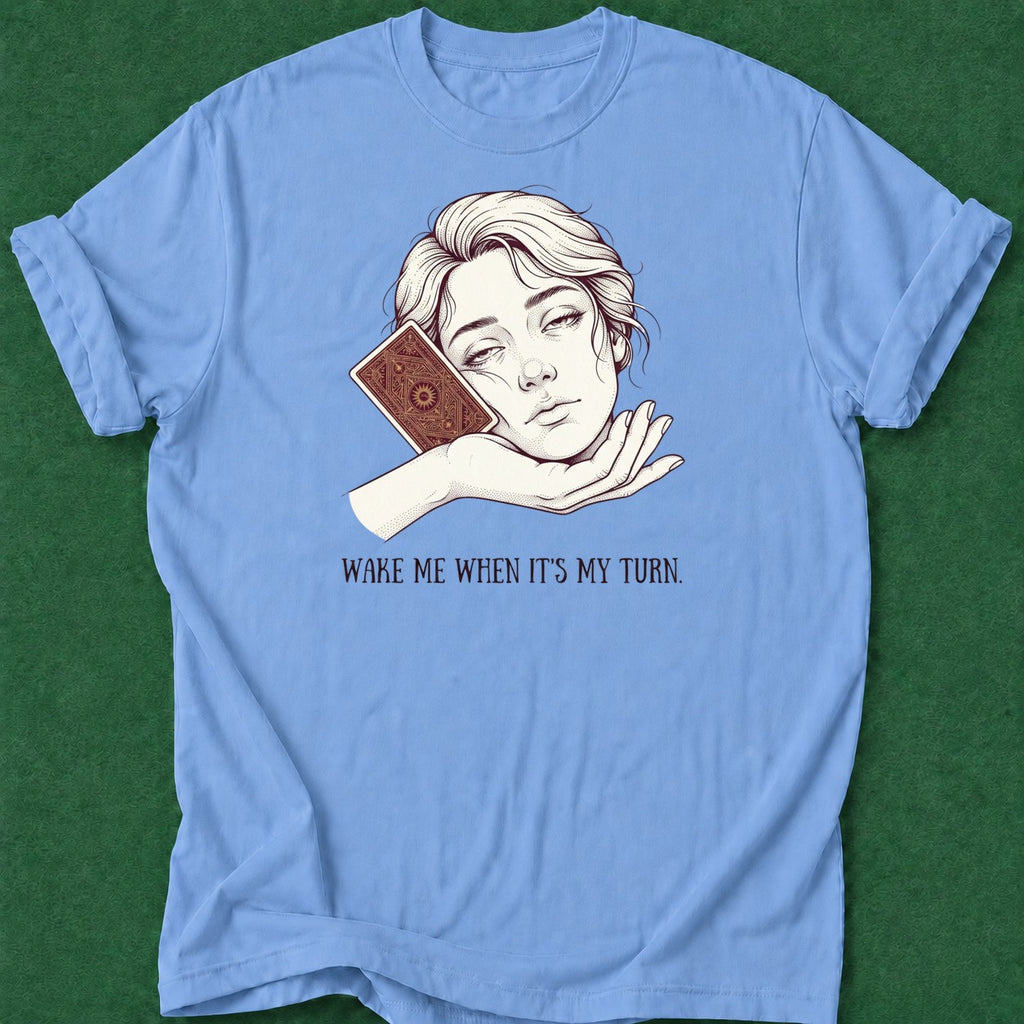 Dead Read Sleeping Hand Cards T-Shirt poker t-shirt design, range, grinder, poker night, card player gift apparel