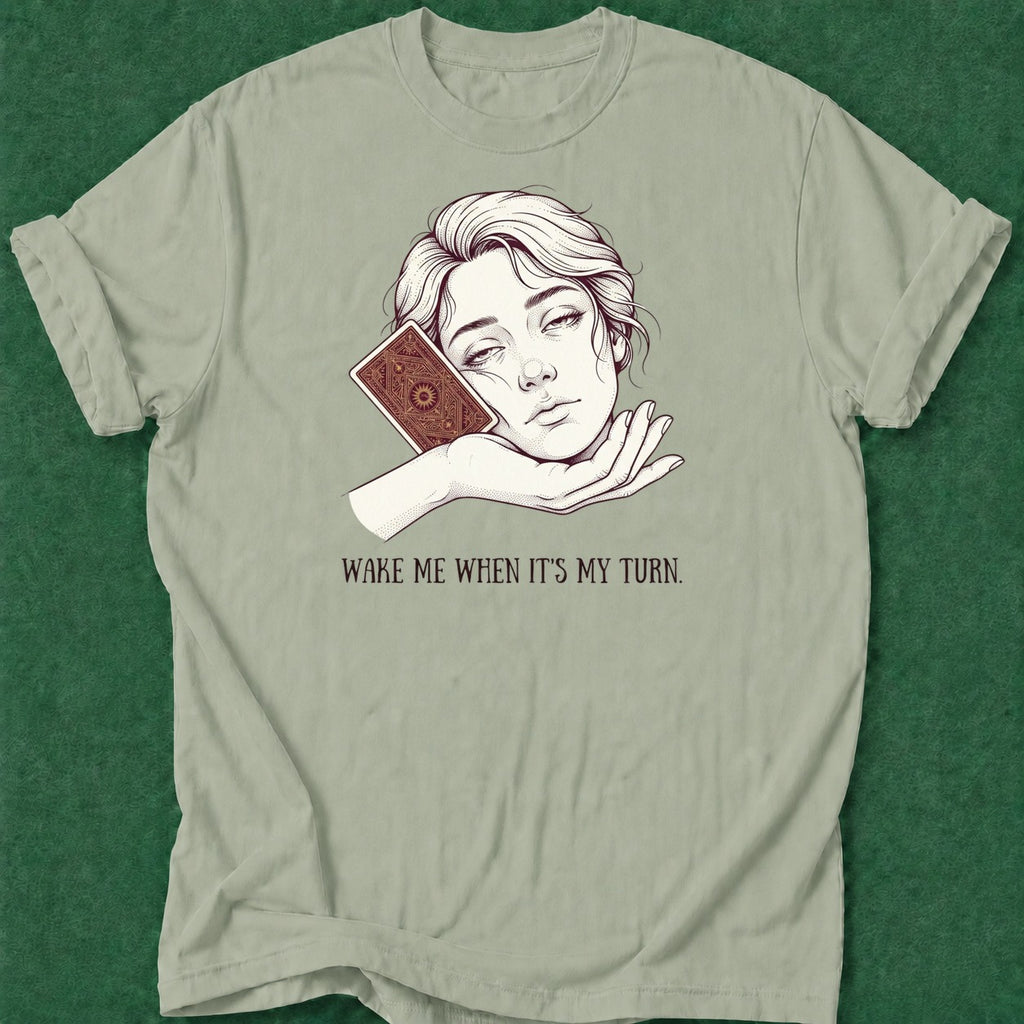 Dead Read Sleeping Hand Cards T-Shirt poker t-shirt design, range, grinder, poker night, card player gift apparel