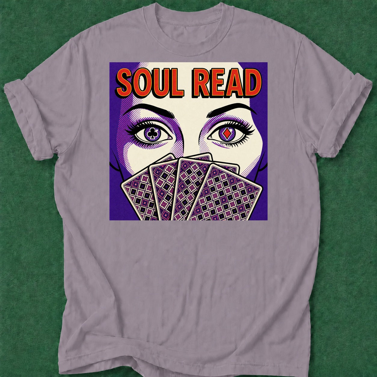 Dead Read Soul Read poker t-shirt design, high stakes, poker intuition, home game, river card apparel