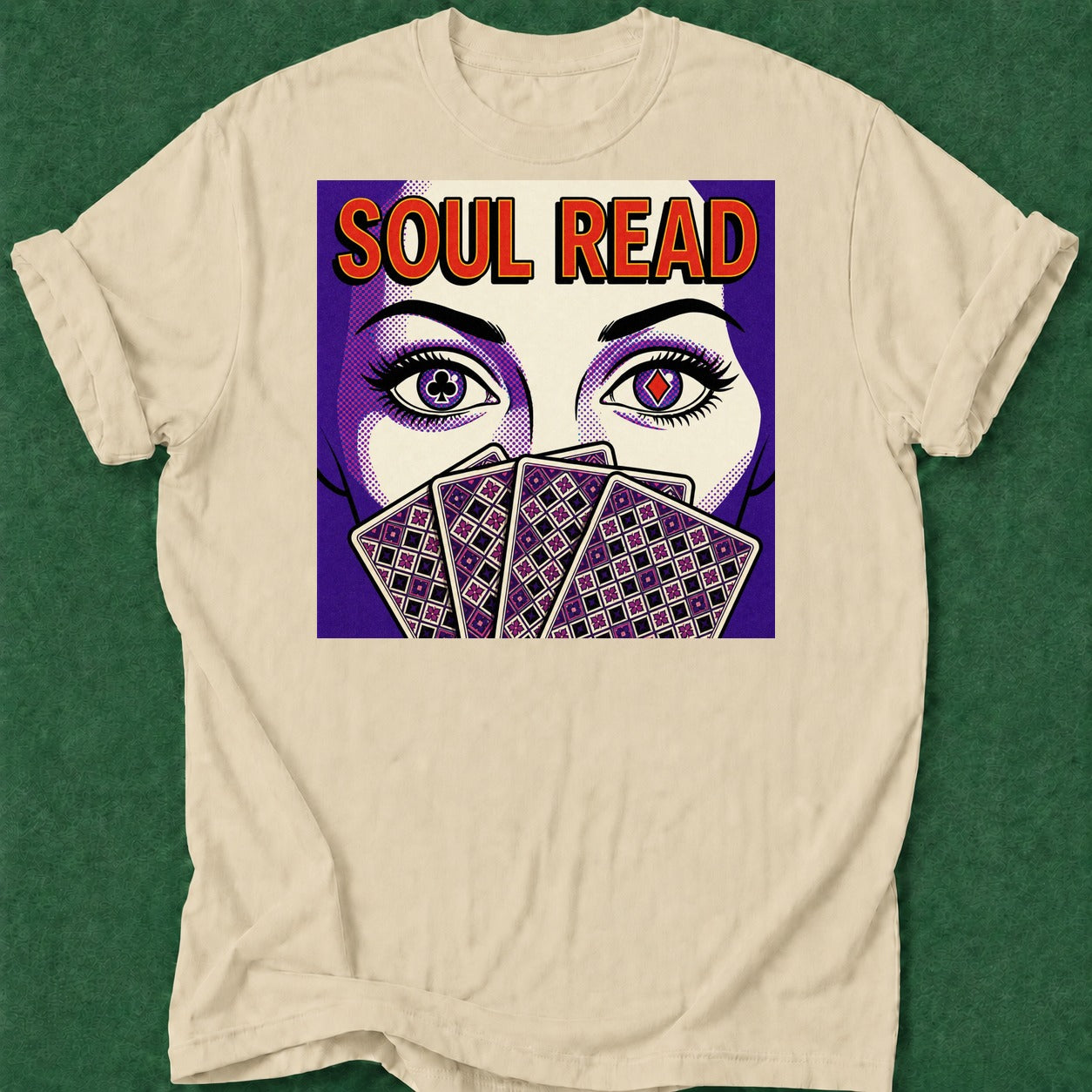 Dead Read Soul Read poker t-shirt design, high stakes, poker intuition, home game, river card apparel