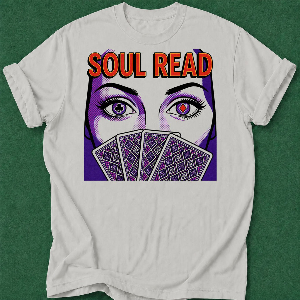 Dead Read Soul Read T-Shirt poker t-shirt design, tournament poker, bluff read, table talk, cash game apparel