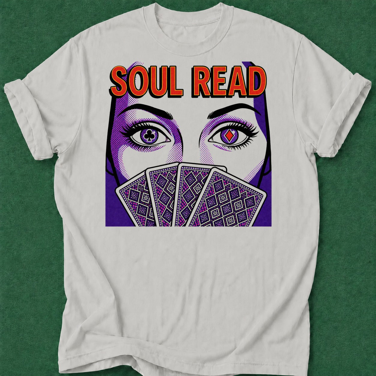 Dead Read Soul Read T-Shirt poker t-shirt design, tournament poker, bluff read, table talk, cash game apparel