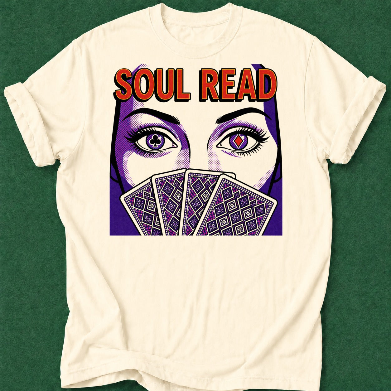 Dead Read Soul Read T-Shirt poker t-shirt design, tournament poker, bluff read, table talk, cash game apparel