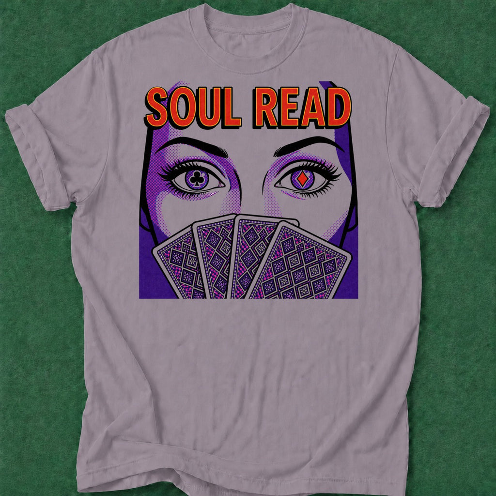 Dead Read Soul Read T-Shirt poker t-shirt design, tournament poker, bluff read, table talk, cash game apparel