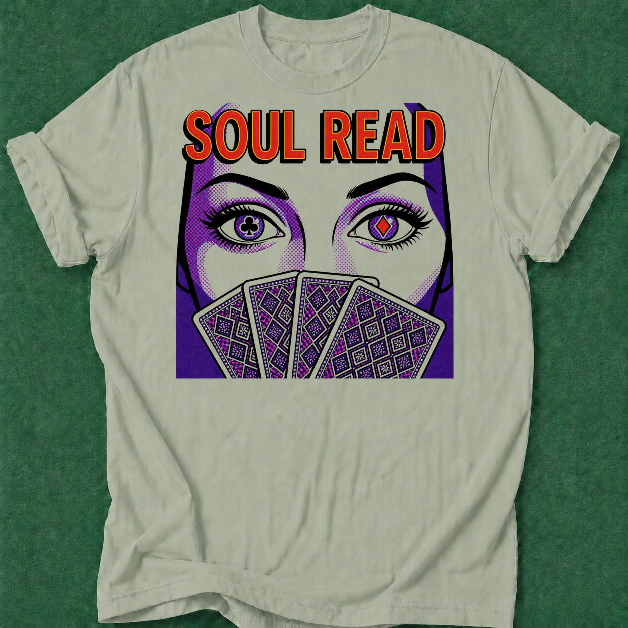 Dead Read Soul Read T-Shirt poker t-shirt design, tournament poker, bluff read, table talk, cash game apparel
