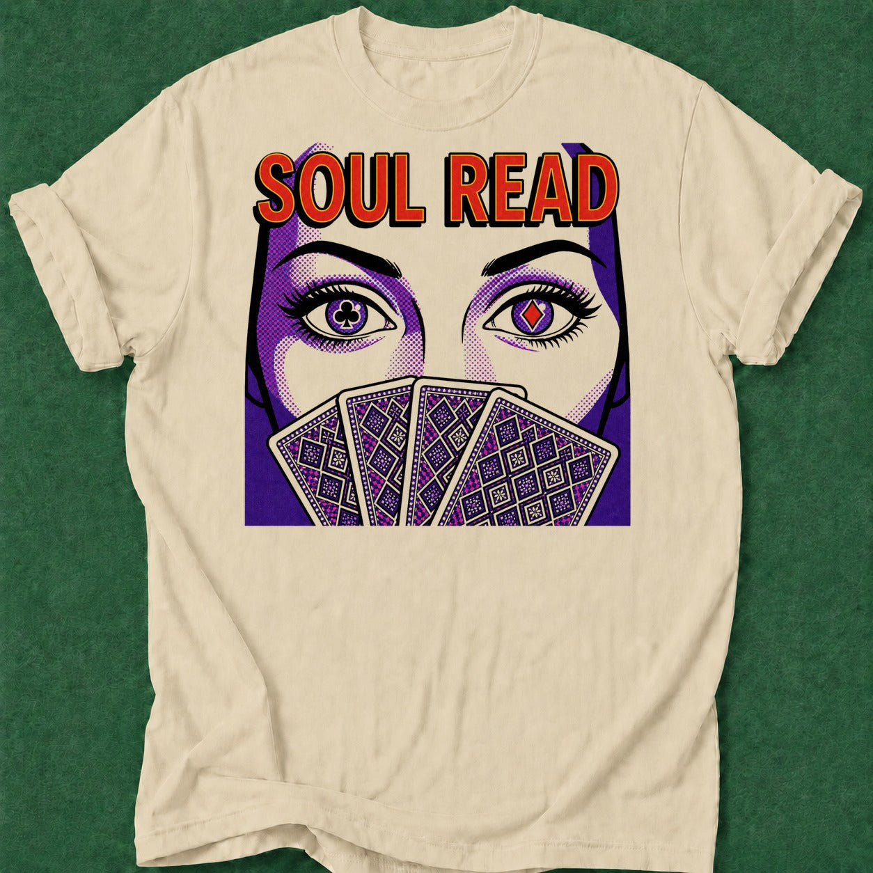 Dead Read Soul Read T-Shirt poker t-shirt design, tournament poker, bluff read, table talk, cash game apparel