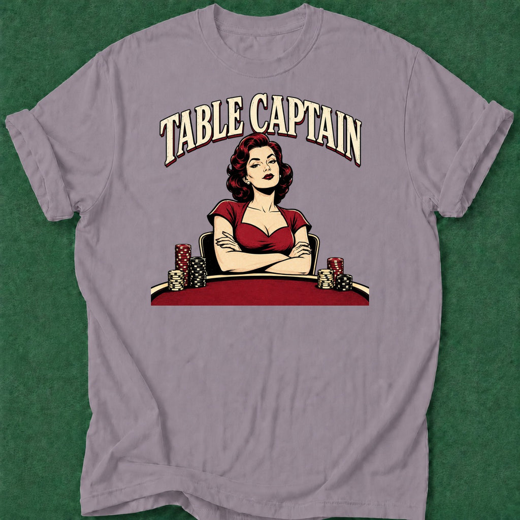 Dead Read Table Captain T-Shirt poker t-shirt design, poker night, vegas trip, woman poker, home game apparel