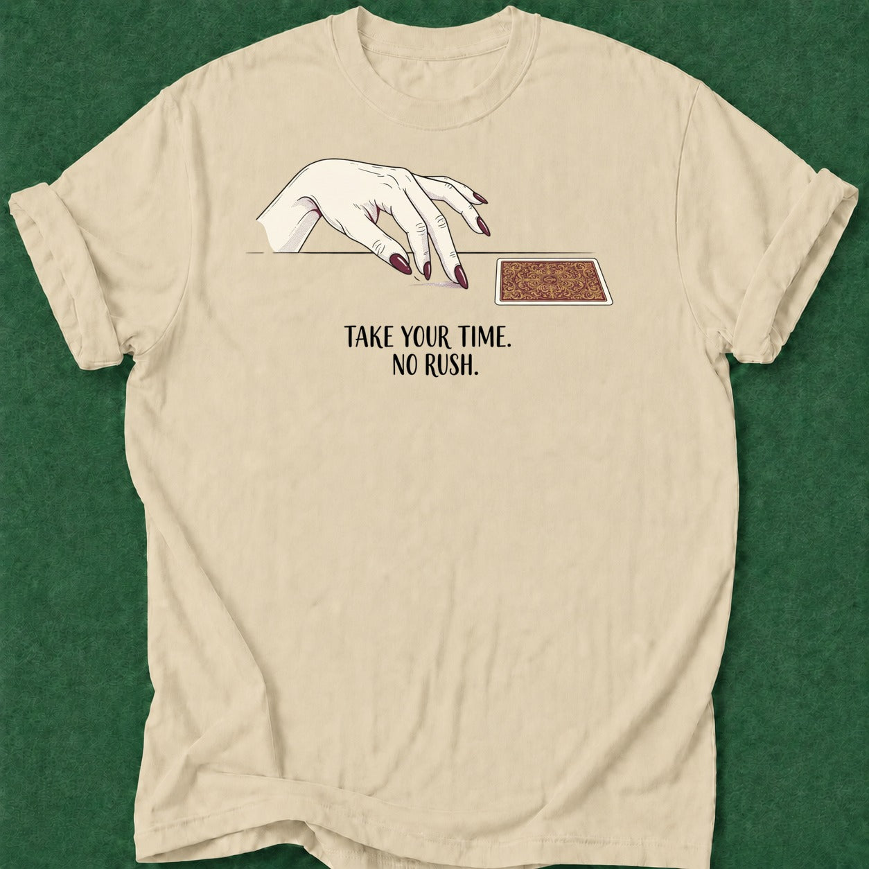 Dead Read Take Your Time T-Shirt poker t-shirt design, poker night, card shark, poker humor, poker room apparel