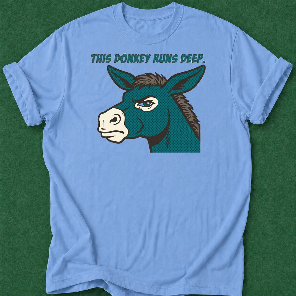 Dead Read This Donkey Runs Deep T-Shirt poker t-shirt design, poker room, poker gift, card player gift, hold em apparel