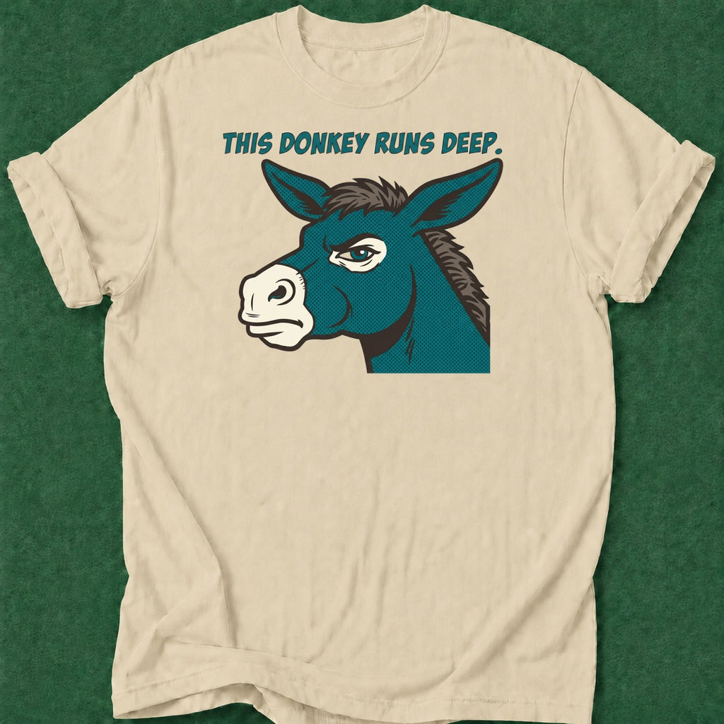 Dead Read This Donkey Runs Deep T-Shirt poker t-shirt design, poker room, poker gift, card player gift, hold em apparel