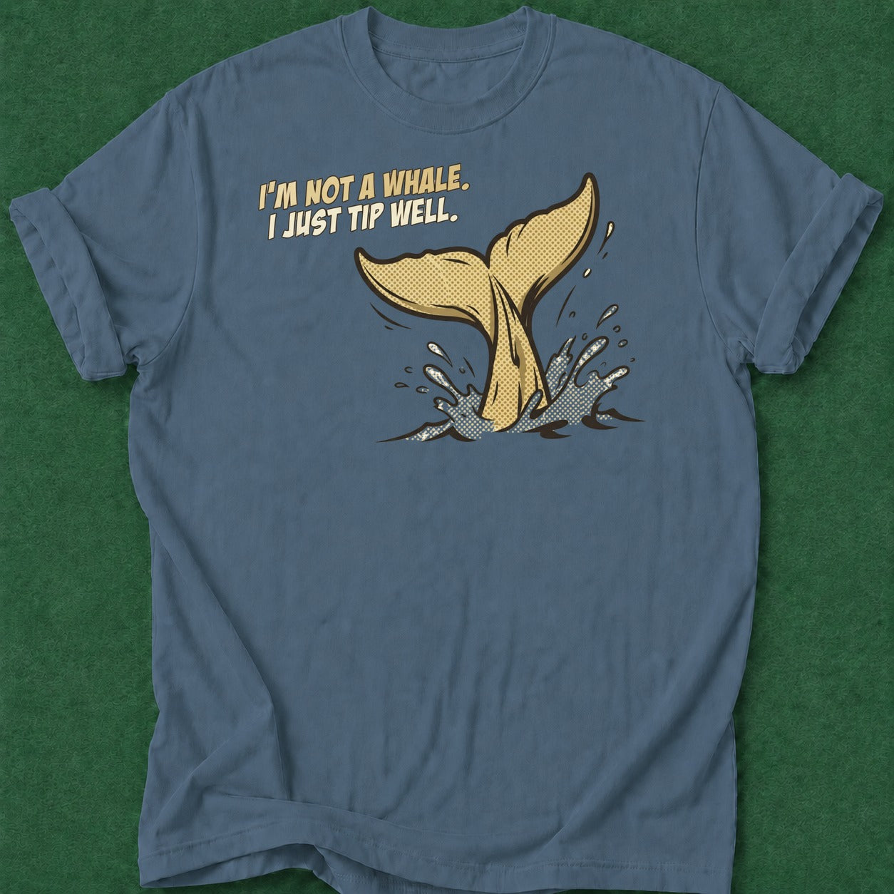 Dead Read Tip Like a Whale T-Shirt poker t-shirt design, casino night, GTO, home game, female poker player apparel