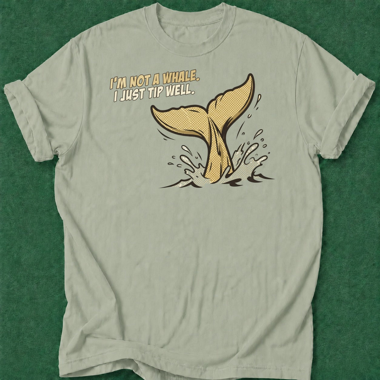 Dead Read Tip Like a Whale T-Shirt poker t-shirt design, casino night, GTO, home game, female poker player apparel