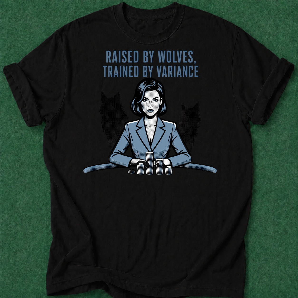Dead Read Trained by Variance poker t-shirt design, card player gift, casino night, gambling gift, poker apparel apparel