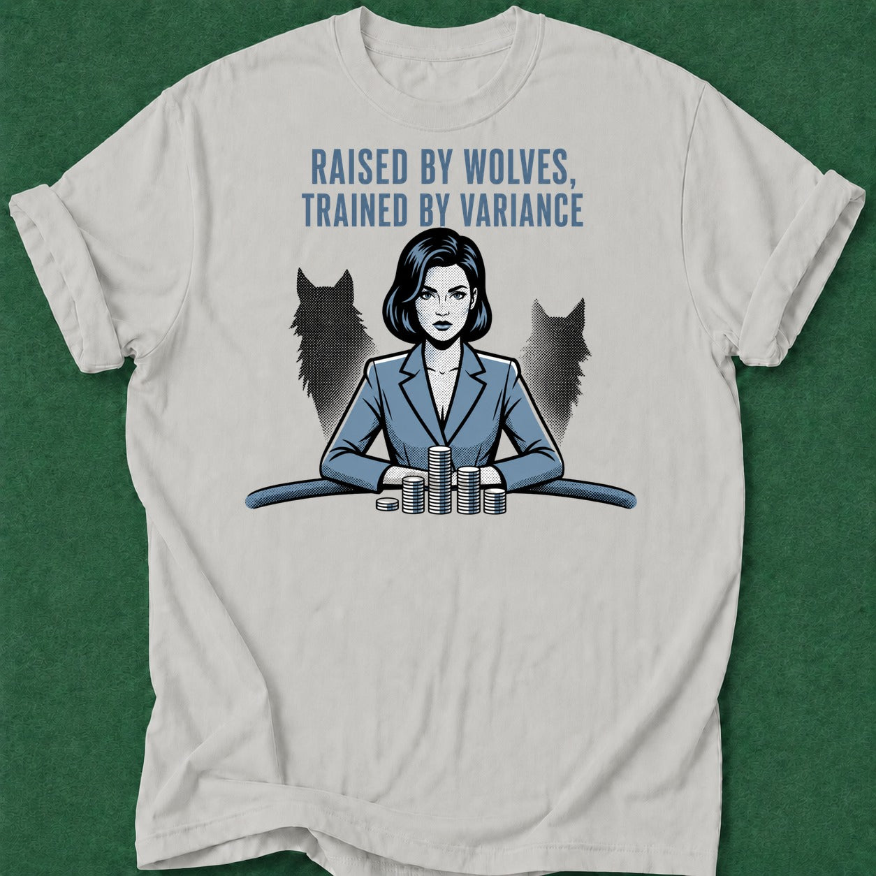Dead Read Trained by Variance poker t-shirt design, card player gift, casino night, gambling gift, poker apparel apparel
