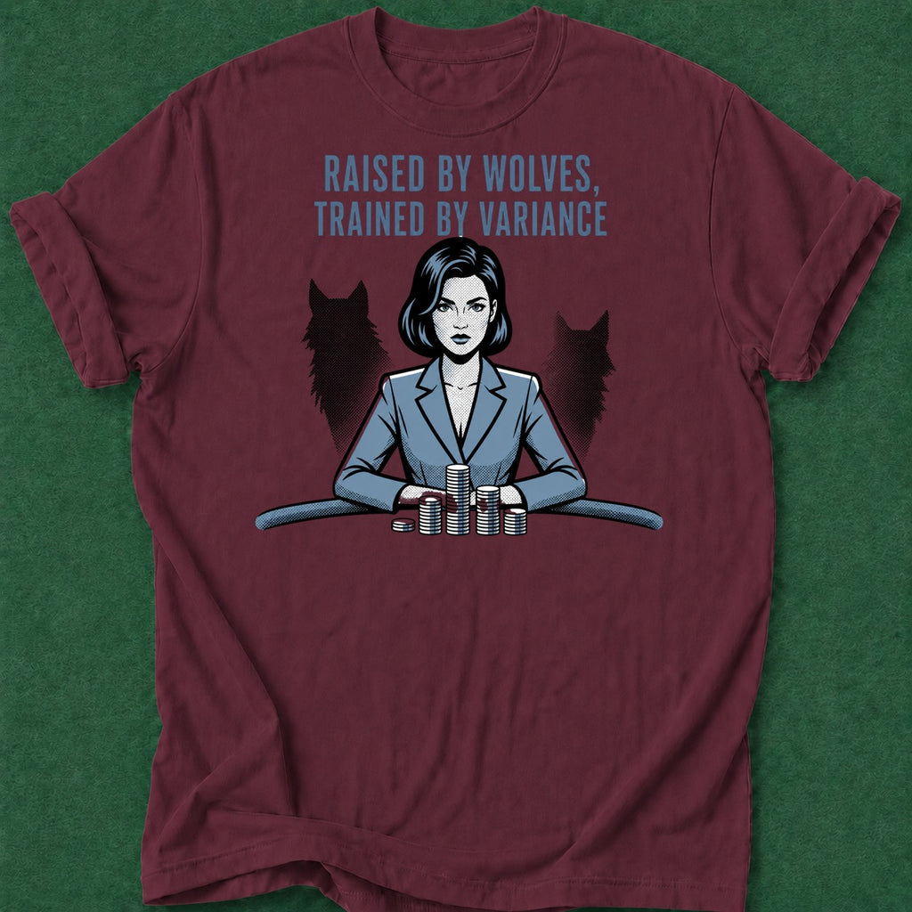 Dead Read Trained by Variance poker t-shirt design, card player gift, casino night, gambling gift, poker apparel apparel