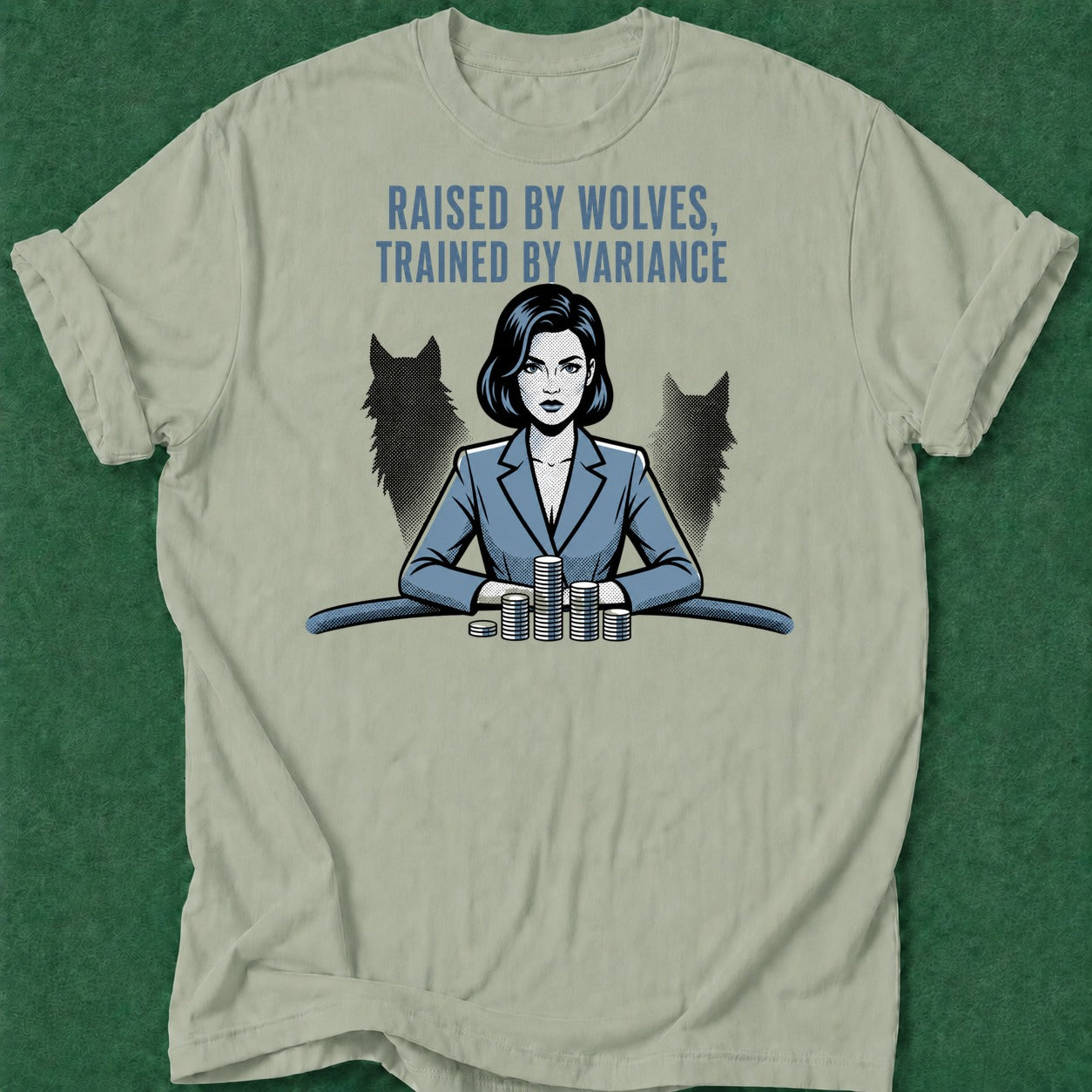 Dead Read Trained by Variance poker t-shirt design, card player gift, casino night, gambling gift, poker apparel apparel
