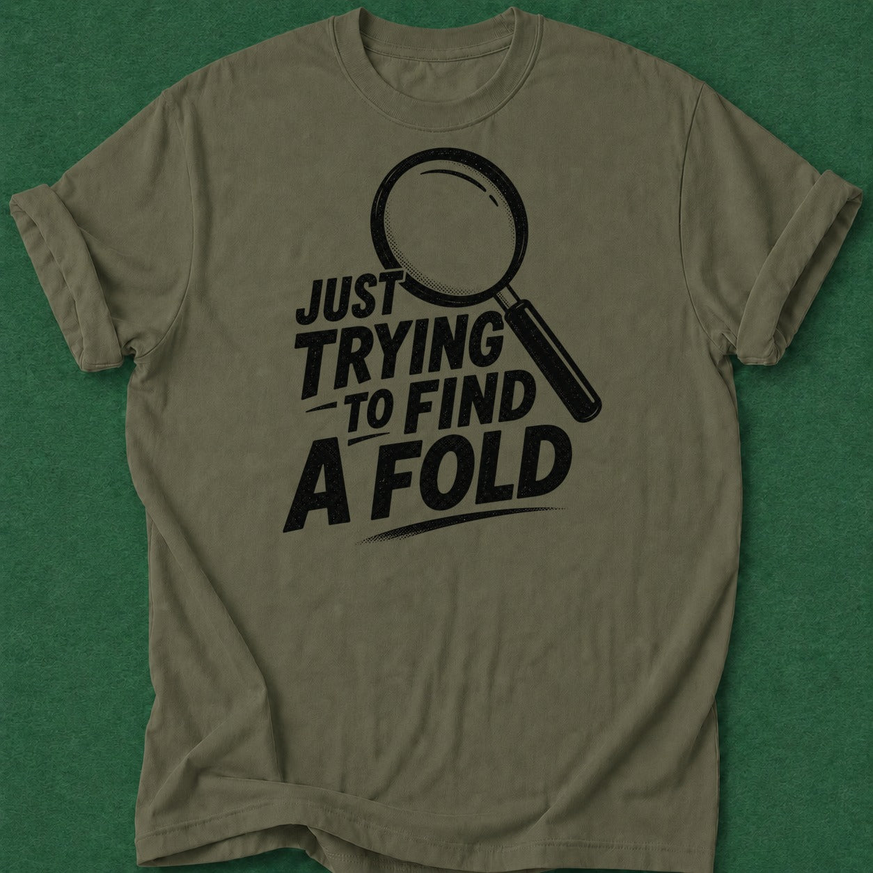 Dead Read Trying to Find a Fold T-Shirt poker t-shirt design, poker intuition apparel