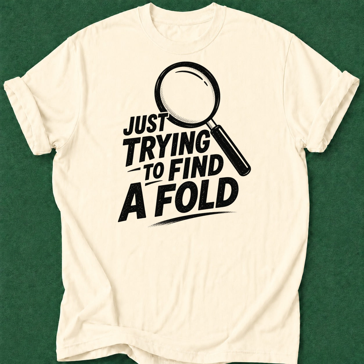 Dead Read Trying to Find a Fold T-Shirt poker t-shirt design, poker intuition apparel