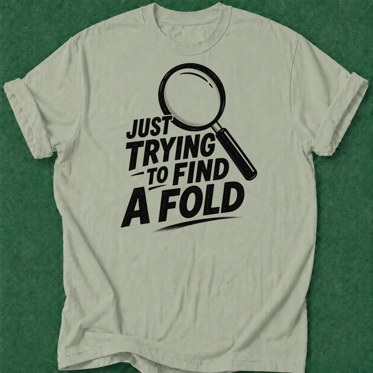 Dead Read Trying to Find a Fold T-Shirt poker t-shirt design, poker intuition apparel