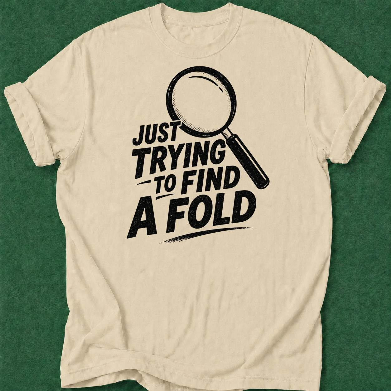 Dead Read Trying to Find a Fold T-Shirt poker t-shirt design, poker intuition apparel