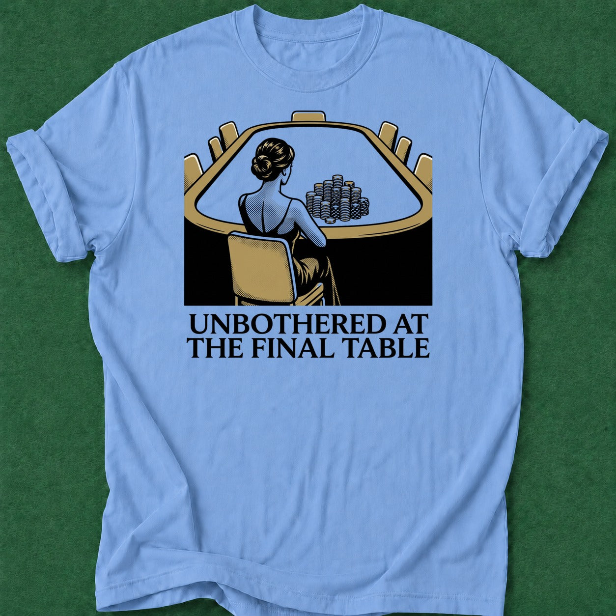 Dead Read Unbothered T-Shirt poker t-shirt design, gambling gift, cash game, fortune, grinder apparel