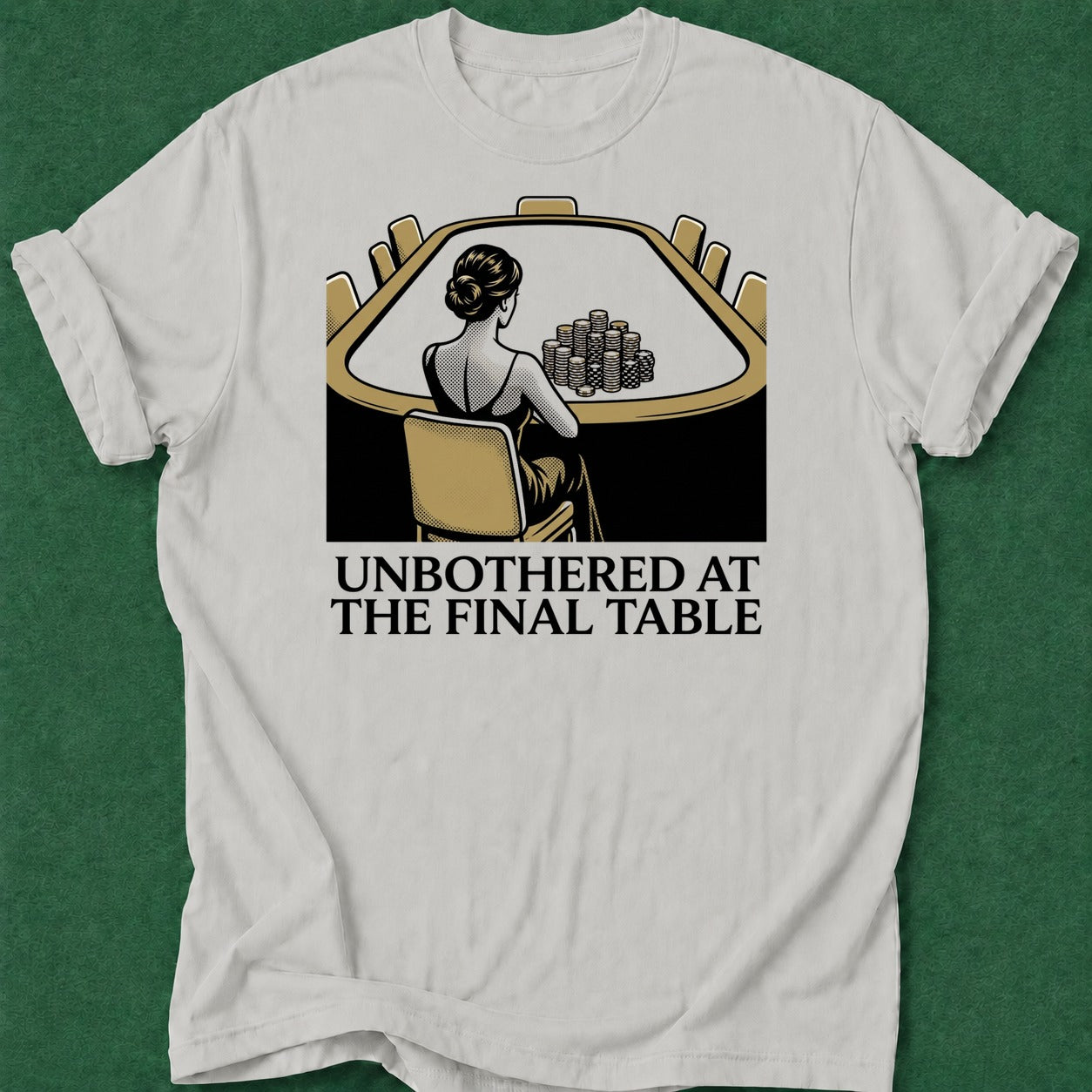 Dead Read Unbothered T-Shirt poker t-shirt design, gambling gift, cash game, fortune, grinder apparel