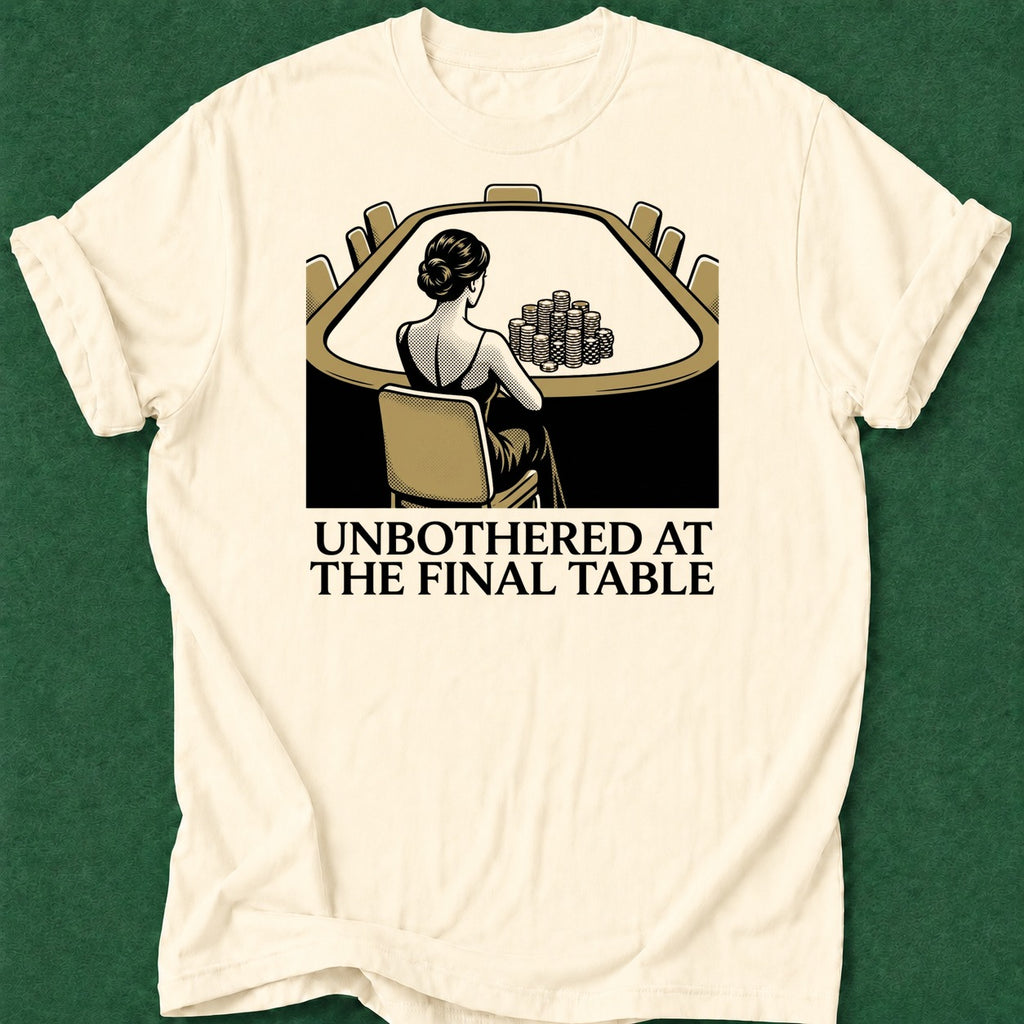 Dead Read Unbothered T-Shirt poker t-shirt design, gambling gift, cash game, fortune, grinder apparel