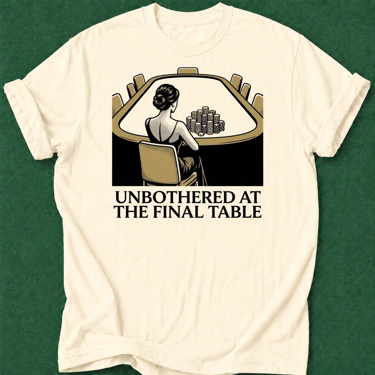 Dead Read Unbothered T-Shirt poker t-shirt design, gambling gift, cash game, fortune, grinder apparel