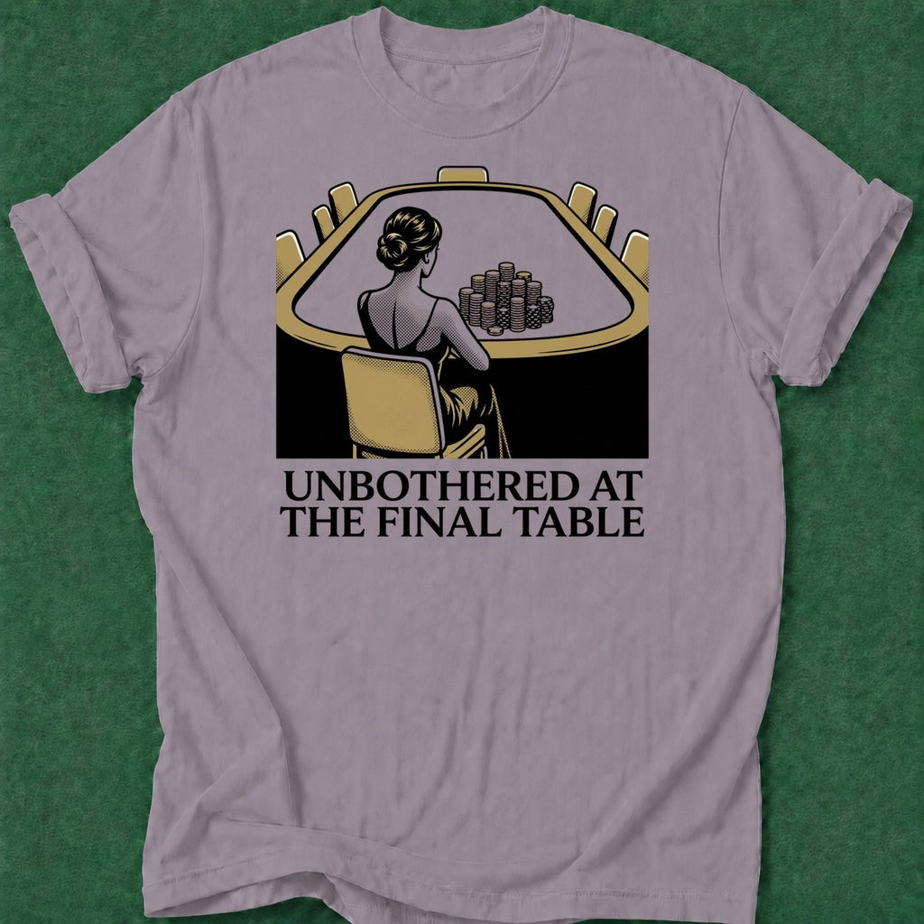 Dead Read Unbothered T-Shirt poker t-shirt design, gambling gift, cash game, fortune, grinder apparel