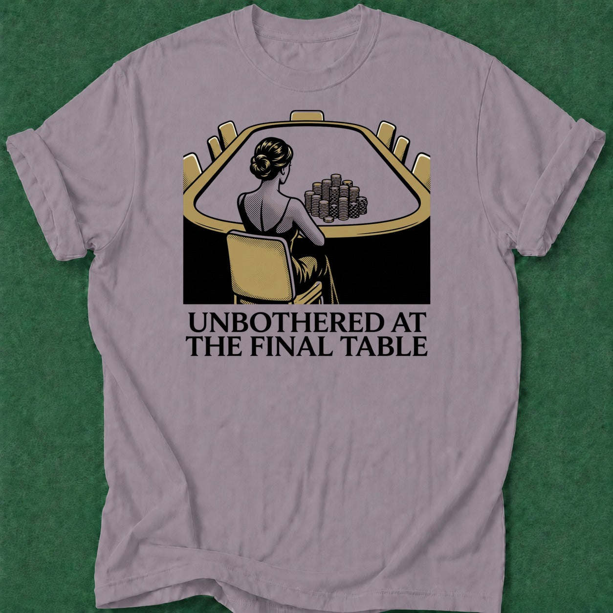 Dead Read Unbothered T-Shirt poker t-shirt design, gambling gift, cash game, fortune, grinder apparel