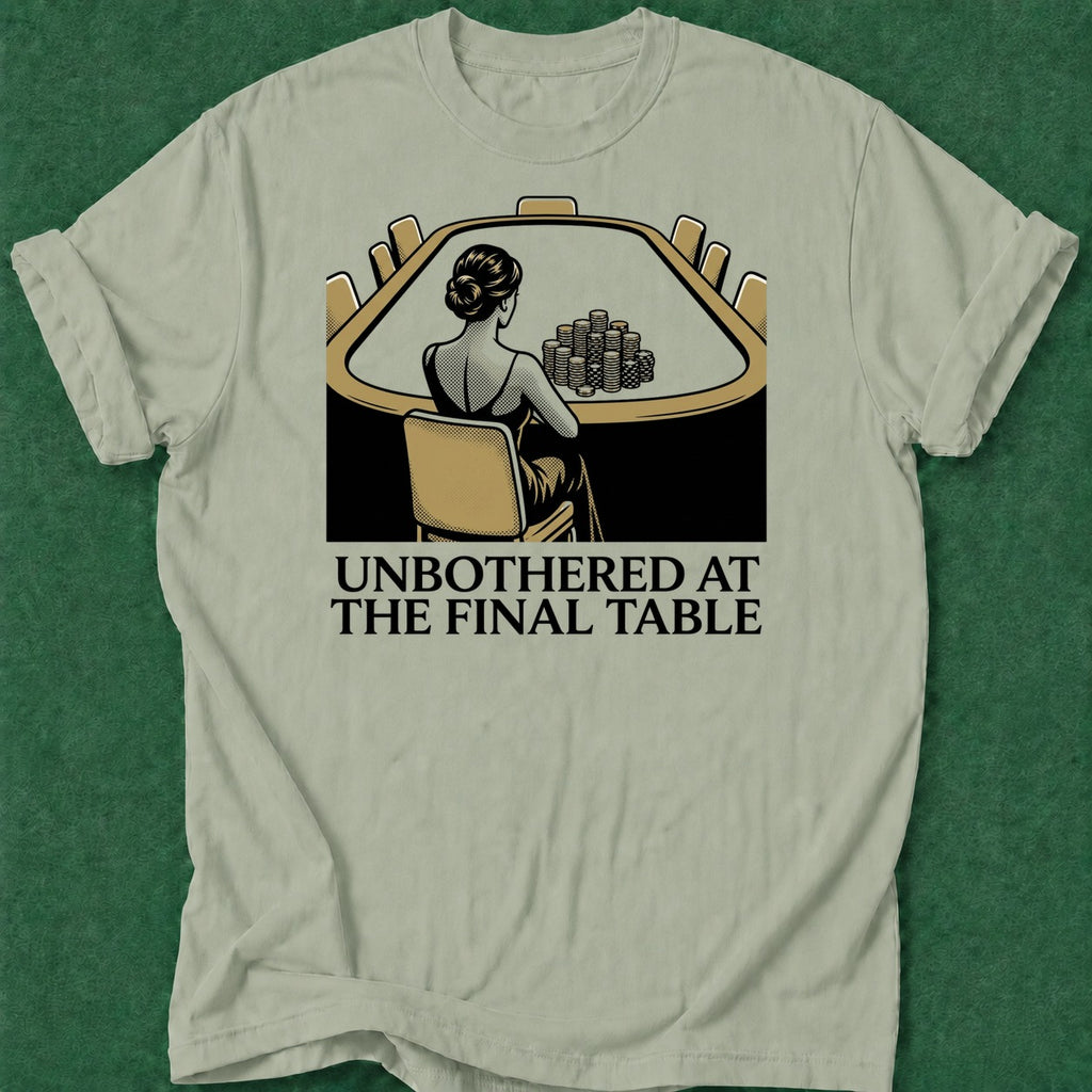 Dead Read Unbothered T-Shirt poker t-shirt design, gambling gift, cash game, fortune, grinder apparel