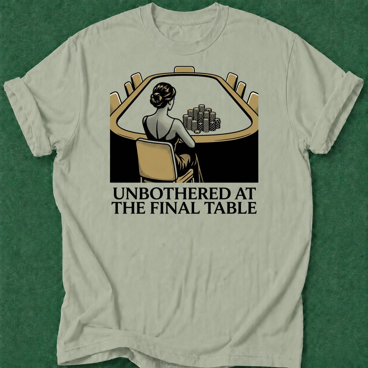 Dead Read Unbothered T-Shirt poker t-shirt design, gambling gift, cash game, fortune, grinder apparel