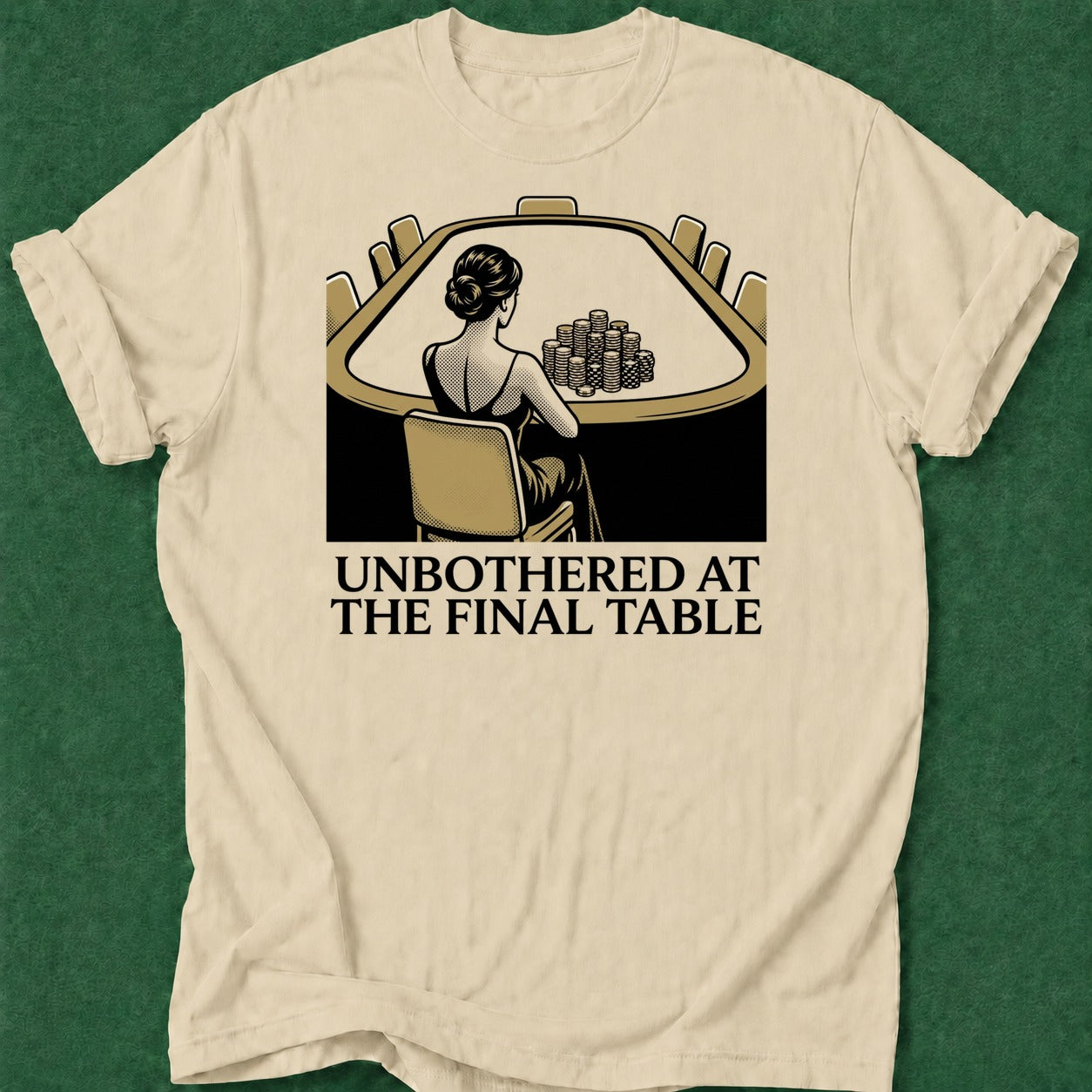 Dead Read Unbothered T-Shirt poker t-shirt design, gambling gift, cash game, fortune, grinder apparel
