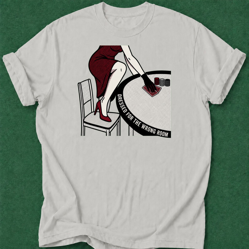 Dead Read Wrong Room T-Shirt poker t-shirt design, card player gift, poker night, tournament poker, poker apparel apparel
