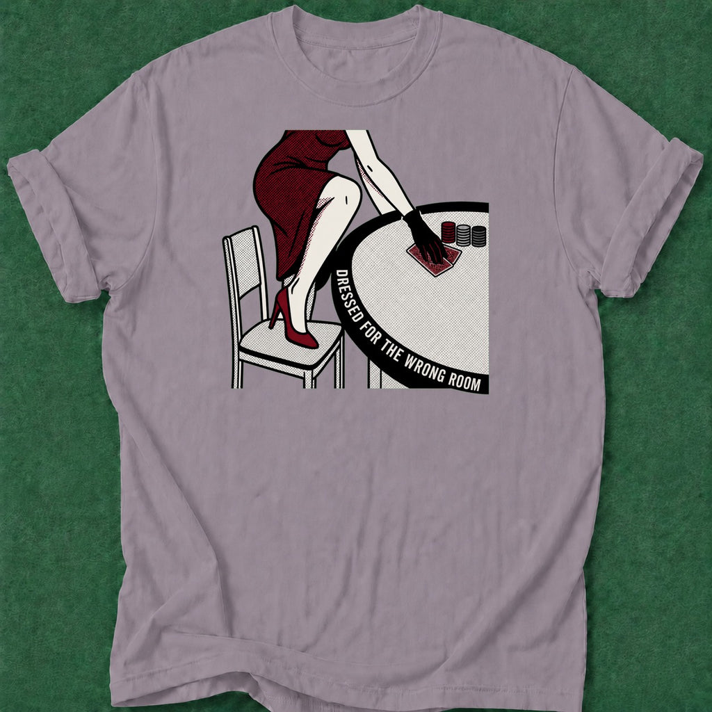 Dead Read Wrong Room T-Shirt poker t-shirt design, card player gift, poker night, tournament poker, poker apparel apparel