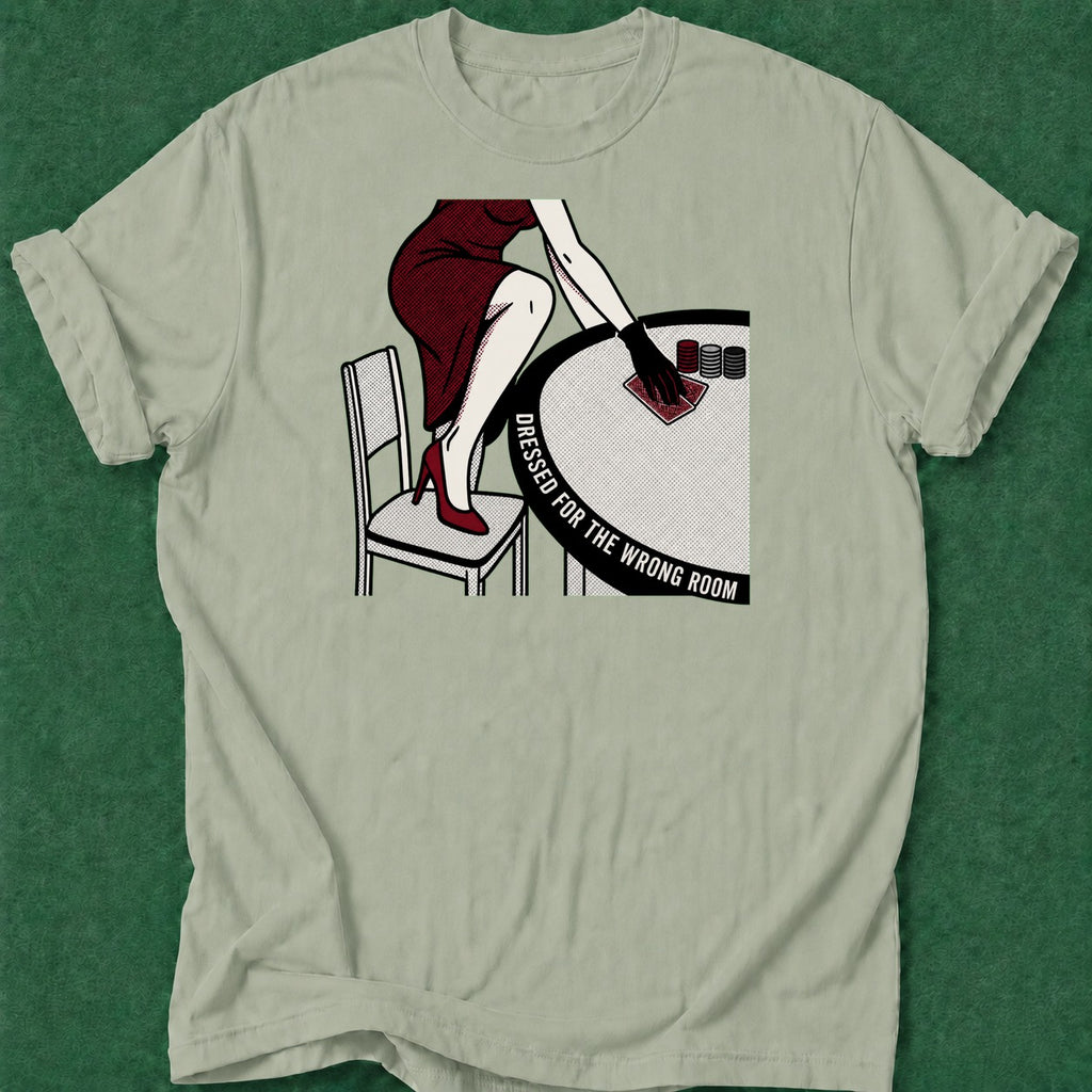 Dead Read Wrong Room T-Shirt poker t-shirt design, card player gift, poker night, tournament poker, poker apparel apparel