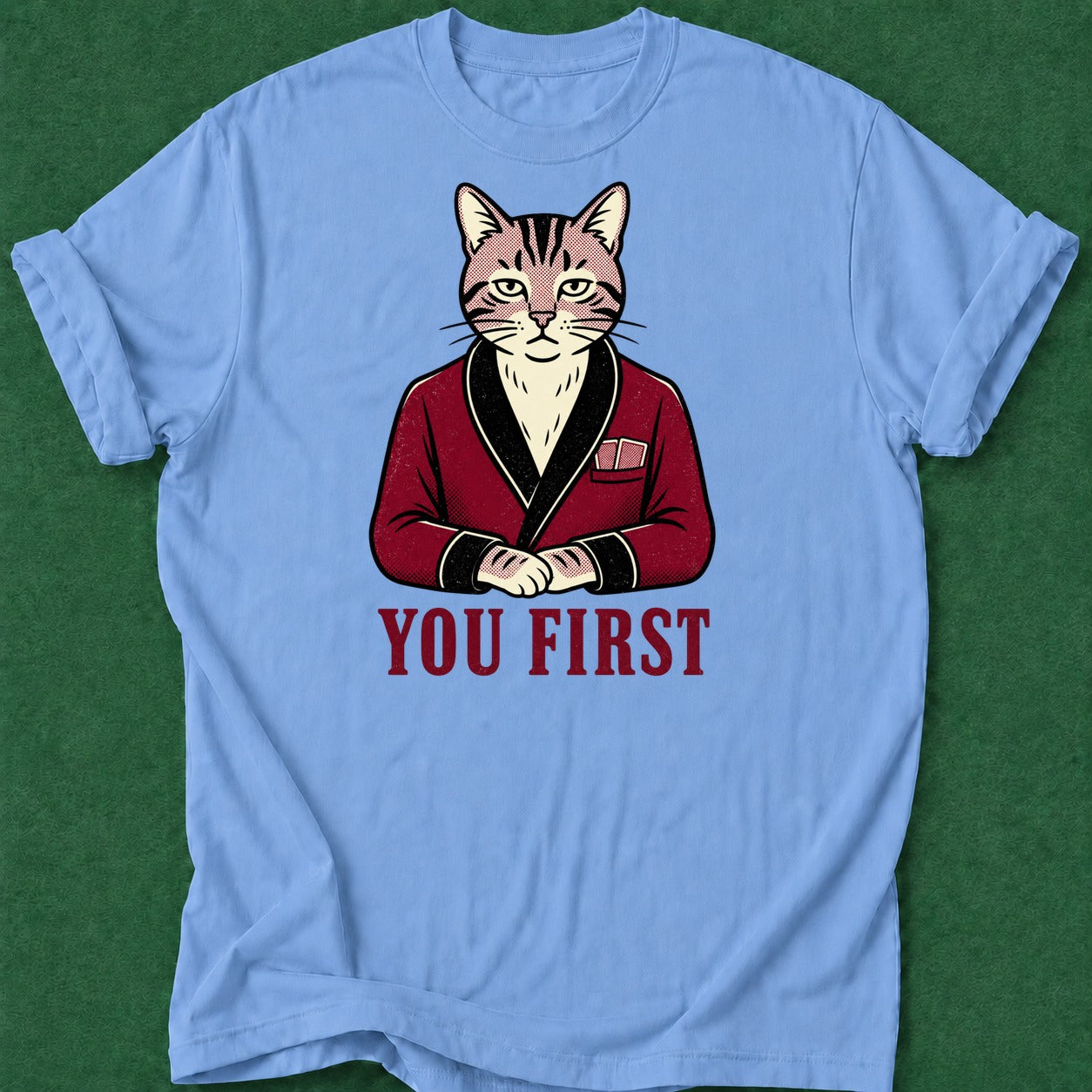Dead Read You First T-Shirt poker t-shirt design, female poker player, dry humor tee, hold em, card player gift apparel
