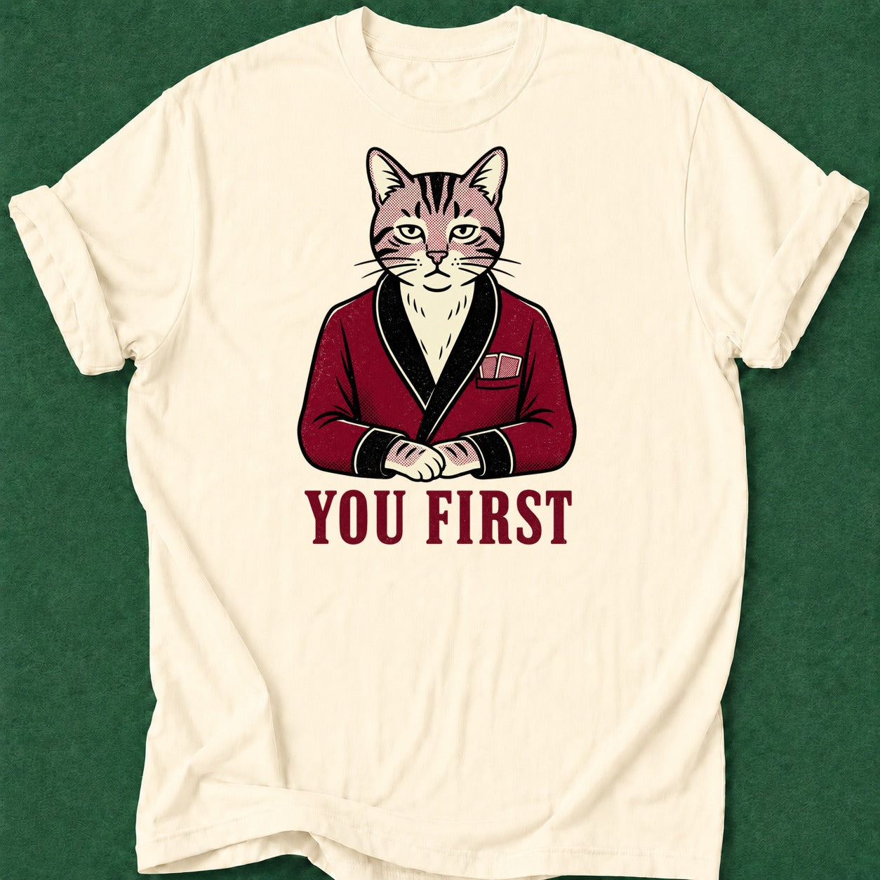 Dead Read You First T-Shirt poker t-shirt design, female poker player, dry humor tee, hold em, card player gift apparel