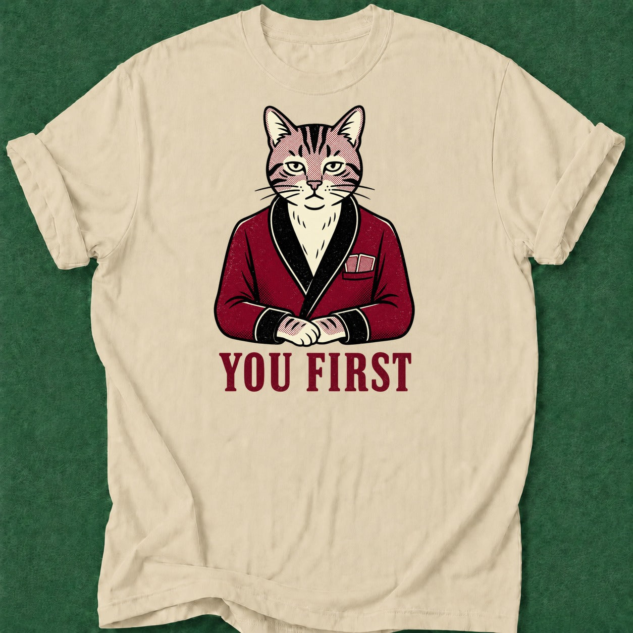 Dead Read You First T-Shirt poker t-shirt design, female poker player, dry humor tee, hold em, card player gift apparel